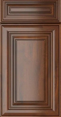 Saddle cabinet door