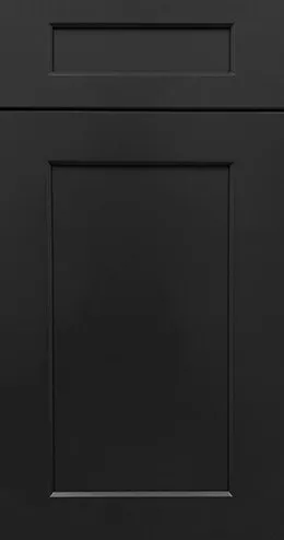 Shaker Black cabinet door sample