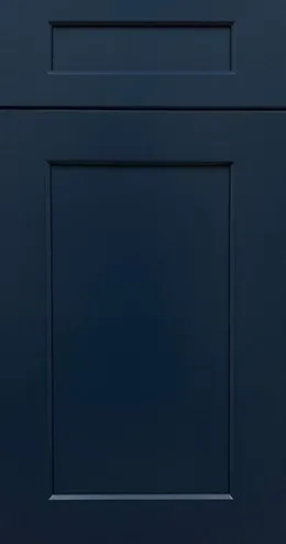 Shaker Navy cabinet door sample
