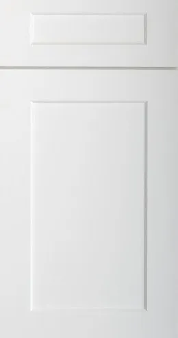 Shaker White cabinet door sample