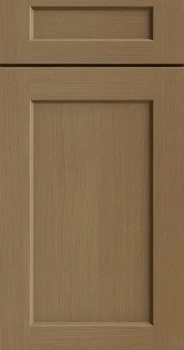 Essence Oak cabinet doors with recessed panels and shaker-style frame